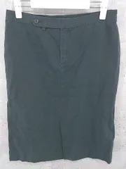◇ Ralph Lauren ラルフローレン 膝下丈 タイト スカート 9 ブラック * 1002800175383 【中古】 【1002800175383】