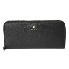 新品 フルラ FURLA 長財布 カメリア ジップアラウンド XL ネロ