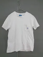 ◇ BEAMS ビームス 刺繍ロゴ 半袖 Tシャツ カットソー サイズS ホワイト メンズ  【1206030001720】