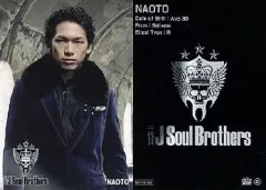 【中古】キャラカード(男性) NAOTO(三代目 J Soul Brothers) アーティスト・フォトカード 「CD On Your Mark～ヒカリのキセキ～」 初回限定封入特典