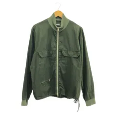 Labo.art / ラボアート | GIACCA MALMO / ドローストリング フルジップ ジャケット ブルゾン | オリーブ | メンズ
