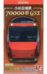 【中古】鉄道模型 小田急電鉄 70000形GSE 4両セット 「Bトレインショーティー No.24」 TRAINS限定 [2432892]のサムネイル