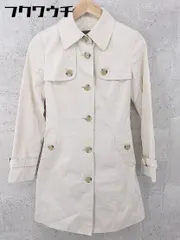 ◇ ◎ QUEENS COURT クイーンズコート 長袖 トレンチ コート サイズ1 ライトベージュ レディース 【中古】 【1002801677251】