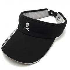 新品　マークアンドロナ　サンバイザー　ブラック　ユニセックス　フリーサイズ 新品 マークアンドロナ サンバイザー ブラック ユニセックス