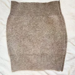 あたたかいモンゴル🇲🇳靴下Biger(ビゲル) ヤクナチュラルウール100%腹巻　ライトブラウン