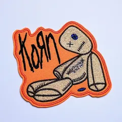 再入荷！送料無料！ ★刺繍アイロンワッペン★【 Korn（ コーン ）】 Korn / KoЯn / KoRn〚アメリカン雑貨 アメトイ〛