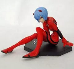 【中古】食玩 トレーディングフィギュア 綾波レイ(プラグスーツ赤) 「新世紀エヴァンゲリオン キャラクターズ TYPE-F」