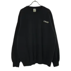 ギルダン 刺繍 ヴィンテージ スウェット XL ブラック GILDAN 裏起毛 トレーナー メンズ
