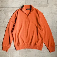 ドミニックフランス ☆ カシミヤ100% ハーフジップ セーター 50 伊製