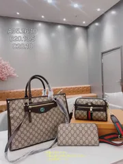 美品 洒落 GUCCI グッチ トートバッグショルダーバッグ 財布  3点セット