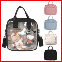 【トレンド商品】3WAY ぬいぐるみ用 透明バッグ ミニショルダーバッグ 外出ポーチ 痛バック 推し活バッグ ミニ 痛バ 小さめ 痛バッグ 痛バッグ ショルダー [Orose]