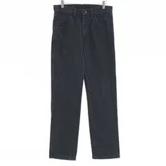 古着 ラスラー RUSTLER ブラックデニム ストレートデニムパンツ メンズw30相当/eaa404752