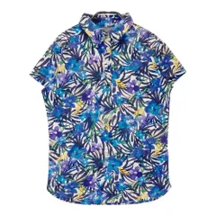 サイズ：M CALLAWAY キャロウェイ  半袖ポロシャツ 花柄 ネイビー系 [240101355165]# ゴルフウェア レディース ストスト