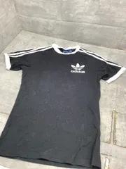 U⑩8/21 アディダス オリジナルス Tシャツ XSサイズ 着丈約63 身幅約40 三本ライン ビンテージ 現状品