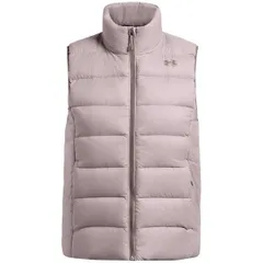 【送料無料】 アンダーアーマー レディース ジャケット・ブルゾン アウター Armour Legend Down Vest Gilet Womens Gray