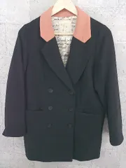■ Discoat ディスコート ダブル 長袖 チェスター コート F ブラック レディース  【中古】 【1002799834605】のサムネイル