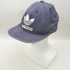 ◇ ΘΦ adidas アディダス ロゴ入り キャップ パープル サイズOSFX レディース メンズ E  【1410290047286】