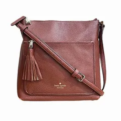 ケイト・スペード ブラウン レザー バッグ ショルダーバッグ レディース