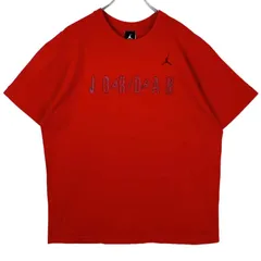 メキシコ製ナイキNIKEエアジョーダンAir Jordan半袖Tシャツジャンプマンロゴ両面プリントバスケットボールスポーツトレーニング赤レッド黒ブラックvintageヴィンテージ50214