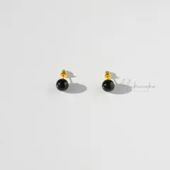 STRASBURGO サイモンアルカンタラ フープピアス オニキス 最終お