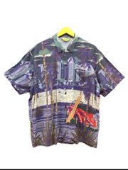 AVIREX (アヴィレックス) AROHA SHIRT CITY GIRL アロハシャツ シティーガール 半袖 シャツ 2XL メンズ/025