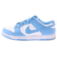 NIKE (ナイキ) DUNK LOW RETRO UNC UNIVERSITY BLUE ダンク ロー レトロ ノースカロライナ ローカットスニーカー ホワイト/ブルー US8.5/26.5cm DD1391-102
