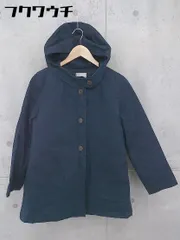 ◇ ◎ nimes et nimes ニームエニーム ライナー付 長袖 コート ネイビー レディース 【中古】 【1103030005911】