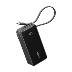 Anker Power Bank (10000mAh, Fusion, Built-In USB-C ケーブル) ブラック A1637N11