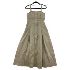 MERCURYDUO  マーキュリーデュオ  ステッチ ジャンパースカート ワンピース sizeM/ベージュ