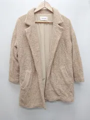 ◇ FRAY I.D フレイ アイディー ウール混 厚手 ミドル丈 長袖 コート ジャケット サイズF ベージュ レディース P  【1402160008053】のサムネイル