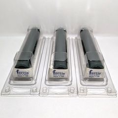 【File-A-Wax Style T-100 Flat-Sided Tube】 フェリス チューブワックス グリーン　３個セット