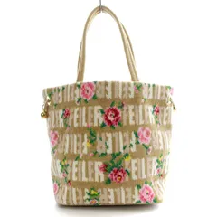 匿名配送☆新品　フェイラー　ディディエッタローザ　バラ　手付き巾着　ベージュ 匿名配送☆新品 フェイラー ディディエッタローザ バラ 手付き