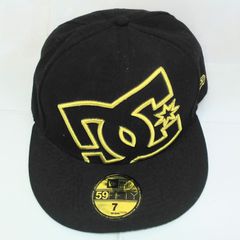 【NEW ERA/ニューエラ】メンズ DCキャップ DC SHOES 59FIFTY ブラック RN11493/CA40289 7 55.8cm シール付き/未使用品/mik0197