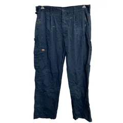 Dickies ワークパンツ W36 ディッキーズ タック ビッグサイズ ネイビー 古着卸 アメリカ仕入 2412-164