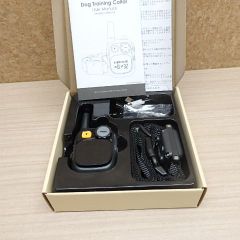 無駄吠え防止首輪 吠え防止グッズ リモコン しつけ首輪 振動 電気とビープ音3種類 充電式 ブラック