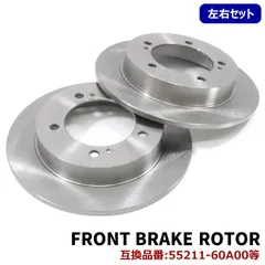 1点 1点 フロントブレーキローター 高耐久ブレーキパッド付き 6202-48111