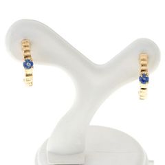 K18YG　ピアス　サファイア 【中古】 商品番号 A-157966