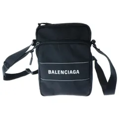BALENCIAGA (バレンシアガ) SPORT スポーツ ロゴエンブロイダリー スモールメッセンジャー ショルダーバッグ ブラック/ホワイト 638657