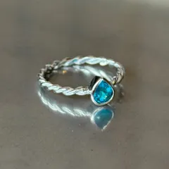 【新品】Pt900天然パライバトルマリン0.34ctリング