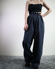 1990s Polo by Ralph Lauren ANDREW PANT 2tuck wide classic chino pants  90年代 ラルフローレン 2タック ワイド クラシック チノパン ポロチノ W46 濃紺 ネイビー