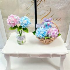 #535 ミニチュア　紫陽花セット　＊①