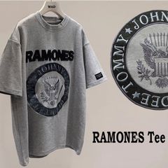 Tシャツ ラモンズ ロックtシャツ ramoes 刺繍 パッチ バンドTシャツ 刺繍加工のオシャレな ロック ファッション ROCK パンクファッション ライブtシャツ 夏フェス