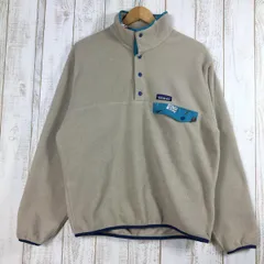 【Men's S ベージュ系】 Patagonia ( パタゴニア ) ライトウェイト シンチラ スナップt プルオーバー Lightweight Synchilla Snap-T Fleece Pullover フリース ジャケット ファン