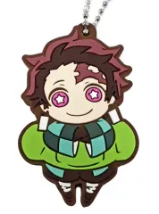【中古】キーホルダー・マスコット(キャラクター) 竈門炭治郎 「鬼滅の刃 キャラばんちょうこう ラバーマスコット 参ノ型」
