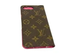 LOUIS VUITTON ルイヴィトン M63401 モノグラム フォリオ iPhone7plus/8plus 対応 スマホケース iPhoneケース ブラウン系 BI4196