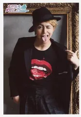 【中古】生写真(男性) 超特急/タカシ(松尾太陽)/膝上・衣装黒・帽子・舌出し・額縁/スペシャル生写真セット タカシ 21st Birth Anniversary Ver