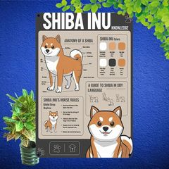 ブリキ看板 犬 取説 柴犬 柴 しばいぬ 警告 注意 出入口 看板 20×30㎝ ガレージ インテリア 雑貨 世田谷ベース アメリカン