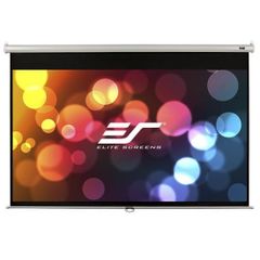 【新品】【送料無料】M150XWV2 手動巻上げスクリーン 150インチ 4：3 ホワイトケース ELITE SCREENS エリートスクリーン