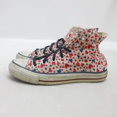 k■【24cm】コンバース/CONVERSE ALL STAR HI ハート柄 オールスター キャンバススニーカーHI//LADIES■46【中古】