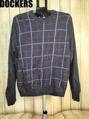 DOCKERS ドッカーズ セーター ニット チェック マルチカラー M